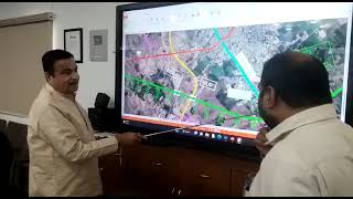 Union Minister/Nitin Gadkari/reviewed /the Narasaraopet bypass project / Andhra Pradesh