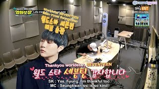 [ENG SUB] 190929 Hwang Jeseong Calling SEVENTEEN Seungkwan on \