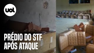 Veja como ficou o STF após ataques golpistas em Brasília