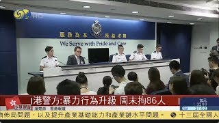 《時事直通車》港警方:暴力行為升級 周末拘86人; 習近平主持召開中央財經委員會會議 20190826