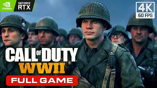 Call of Duty: WWII Full Game Walkthrough (No Commentary) Ultra High Graphic Clean Gameplay