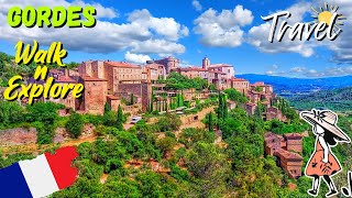 Gordes 🇫🇷 Most Beautiful Villages of France 🌞 French Village Walking Tour 🌷