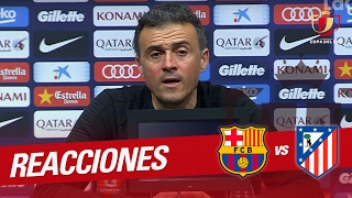 Rueda de prensa de Luis Enrique tras el FC Barcelona vs Atlético de Madrid (1-1)