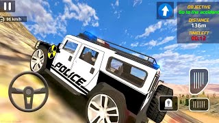 Police Car Driving: Cop Simulator: Offroad Chase on 4x4 Hummer - Android gameplay