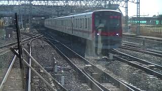 東武スカイツリーライン（伊勢崎線）　急行中央林間行き　久喜部駅～春日部駅　前面車窓