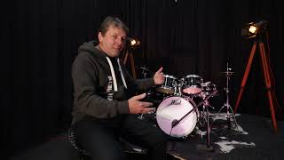 Drum Review of The Pearl Roadshow Junior Drum kit.