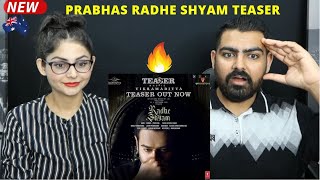 Radhe Shyam Teaser Reaction | Introducing Prabhas as Vikramaditya | Pooja Hegde