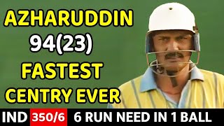 AZHARUDDIN MASSIVE BATTING 94 RUNS VS AUS | INDIA VS AUS TITAN CUP 1996| MOST SHOCKING BATTING😱🔥