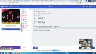 Making a microbit counter in Python