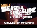 Today’s Double Season & Treasure Candles and Daily Quests | Valley of triumph | SkyCotl | NoobMode