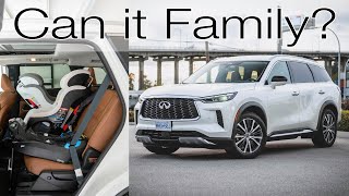 Can it Family? How well does Clek Child seats fit in the Infiniti QX60