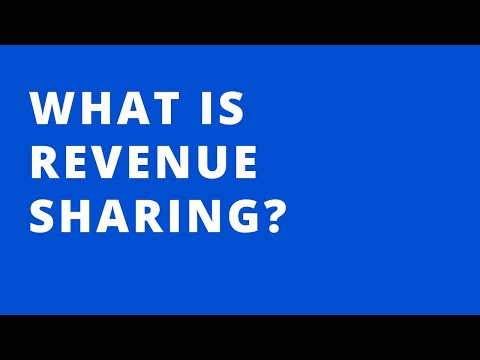 What is revenue sharing?