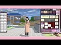 new hair style in sakura school simulator tutorial 🌼💫 sakura school simulator