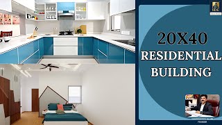 20x40 RESIDENTIAL BUILDING IN BANGALORE | SDG DREAM HOMES