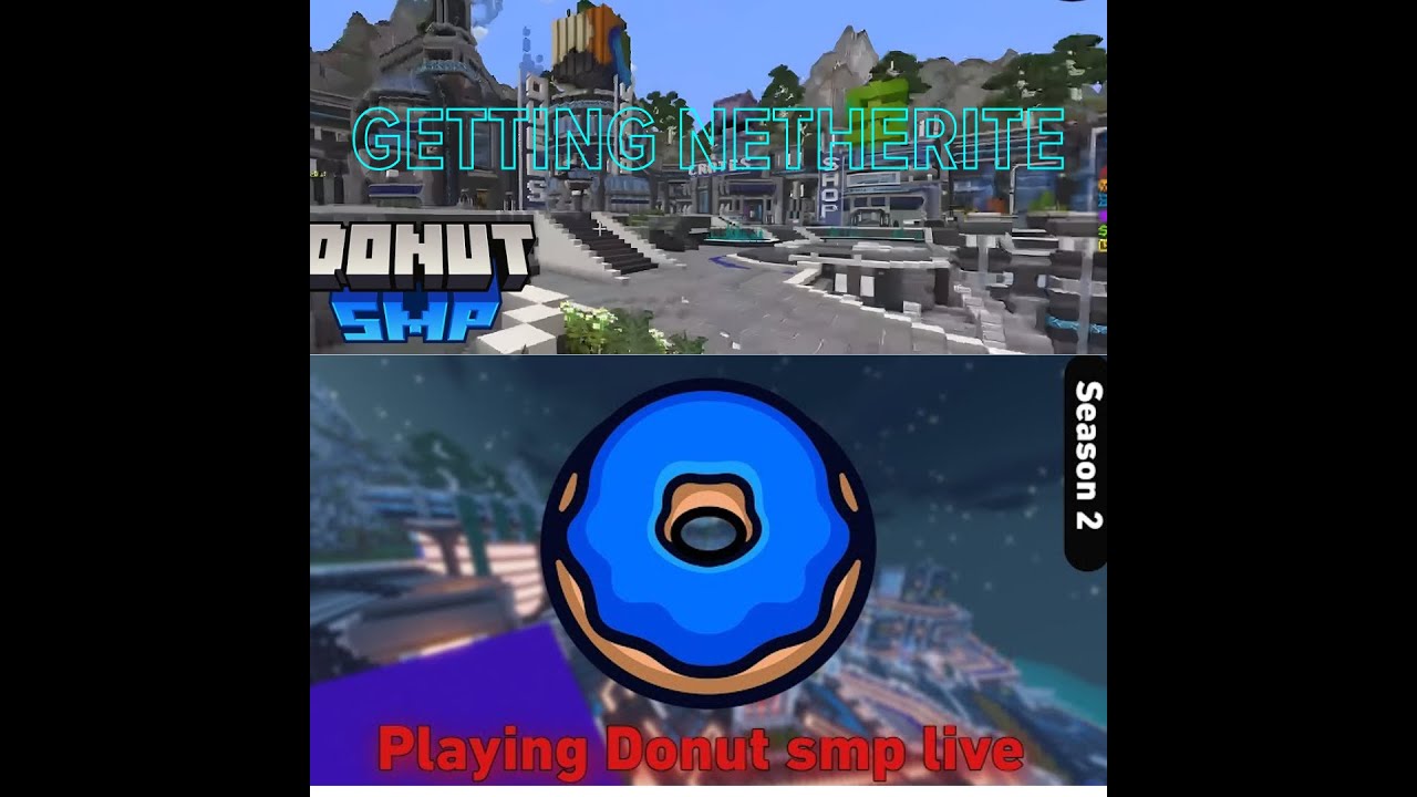 Donut Smp Live Getting Netherite For Kits Youtube