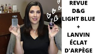 LIGHT BLUE VS ÉCLAT D’ARPÈGE -revue et comparaison-PARFUMS SEXY D’ÉTÉ