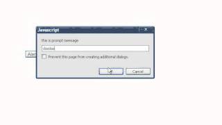 xhtml css Javascript different message boxes alert, prompt, confirm