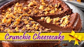 Crunchie Cheesecake Recipe with Cadbury Crunchie