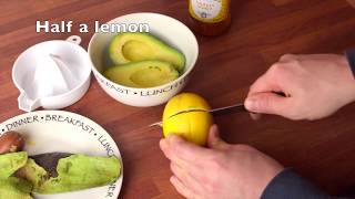 How To Eat Avocado - Honey and Lemon