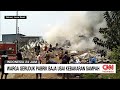 Warga Geruduk Pabrik Baja Usai Kebakaran Sampah