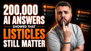 200,000 AI Answers Showed That Listicles Still Matter