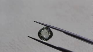 2.17 Ct Natural Sapphire Top Grade Fancy Green Color Loose Cushion Cut Ceylon A+