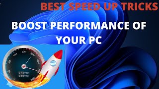 Boost CPU Speed | Easy Steps to Boost Performance of Your PC on Windows 11/10