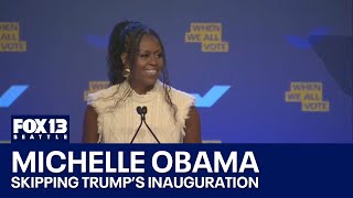 Michelle Obama will not attend Donald Trump's inauguration