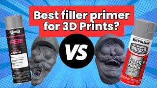 The best filler primer for 3D prints