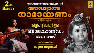 അദ്ധ്യാത്മ രാമായണം | രണ്ടാം ദിവസം | ബാലകാണ്ഡം ഭാഗം രണ്ട്‌ | Adhyathma Ramayanam | Balakandam