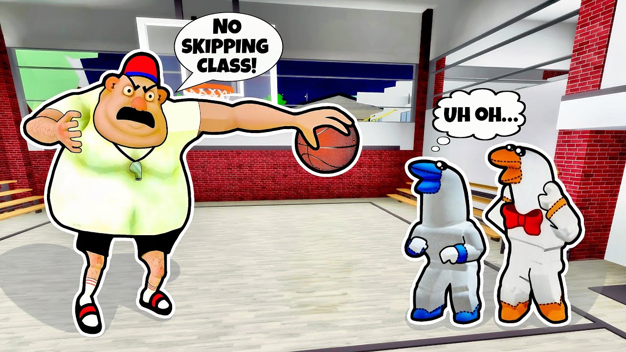 Escape Evil Gym Teacher Roblox Youtube
