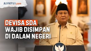 [FULL] Prabowo: Wajib Simpan 100 Persen Devisa, Bank Emas, dan Pilpres 2029