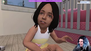 CURIOUS TWINS TODDLER CHAOS!! Sims 2 Strangetown (Streamed 02/13/2021)