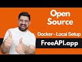 FreeAPI local setup with DOCKER