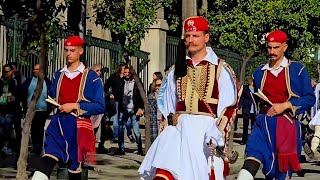 Greek Guard 💂‍♀️ Full Sunday Parade #greek #history #athens