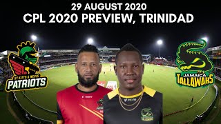 CPL 2020 St Kitts & Nevis Patriots vs Jamaica Tallawahs Preview - 29 August 2020 | Trinidad