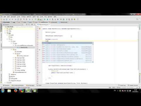 Develop simple Online Radio in Android Studio Develop simple Online Radio in Android Studio