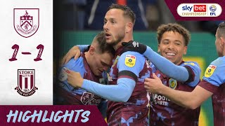 Roberts Goal Cancelled Out By Late Potters Equaliser | Highlights | Burnley 1-1 Stoke City