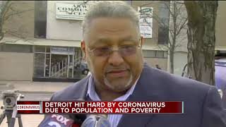 Detroit hit hard by coronavirus due to population and poverty