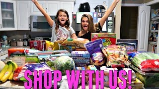 COME SHOPPING WITH US! GROCERY SHOPPING HAUL WHAT DO I EAT IN A WEEK! | EMMA AND ELLIE