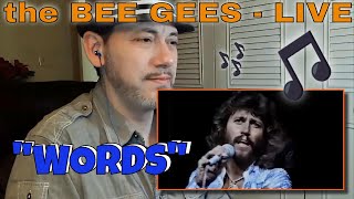 Here's My REACTION to The Bee Gees - Words (1979)