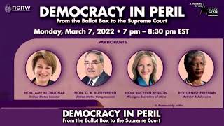 Democracy in Peril: From the Ballot Box to the Supreme Court Webinar | NCNW
