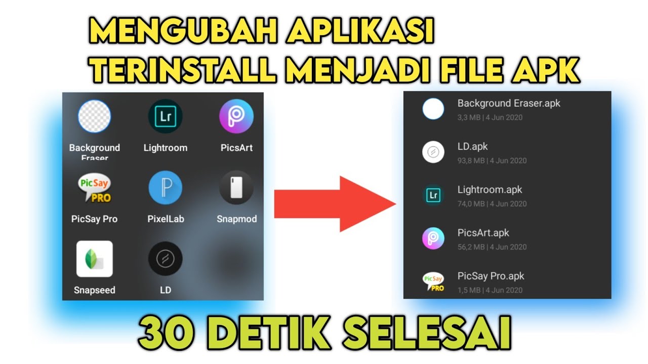 Cara Mengubah Aplikasi Menjadi File Apk - YouTube