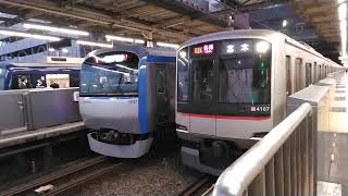 東急5050系4000番台4107編成各停志木行　二俣川駅発車