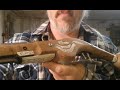 Wheellock pistol build 1650 pt 53 final scrimshaw on the bone inlay