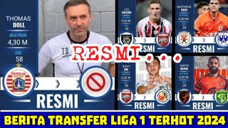 RESMI❗PERSIJA LEPAS THOMAS DOLL | BERITA TRANSFER LIGA 1 2024 | PERSIJA - PERSEBAYA - PSIS - BORNEO