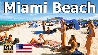 Miami Beach, Florida 🇺🇸 2022 Walking Tour in 4k 🇺🇸