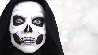 Skull Face Painting | Halloween Makeup for Kids