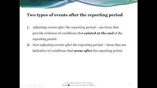 PAS 10 Events After the Reporting Period