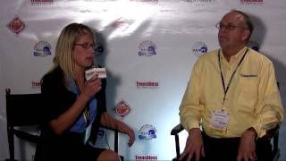 Lindsie Bowman talks with Michael Burkhard, President of Reline America